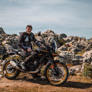 Duccio e la Royal Enfield Himalayan 450